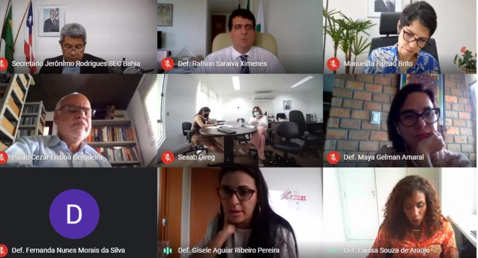 Encontro teve a presença do secretário de Educação do Estado e subsecretaria da Sesab