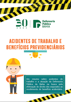 Folder – Acidentes de trabalho e beneficiários previdenciários