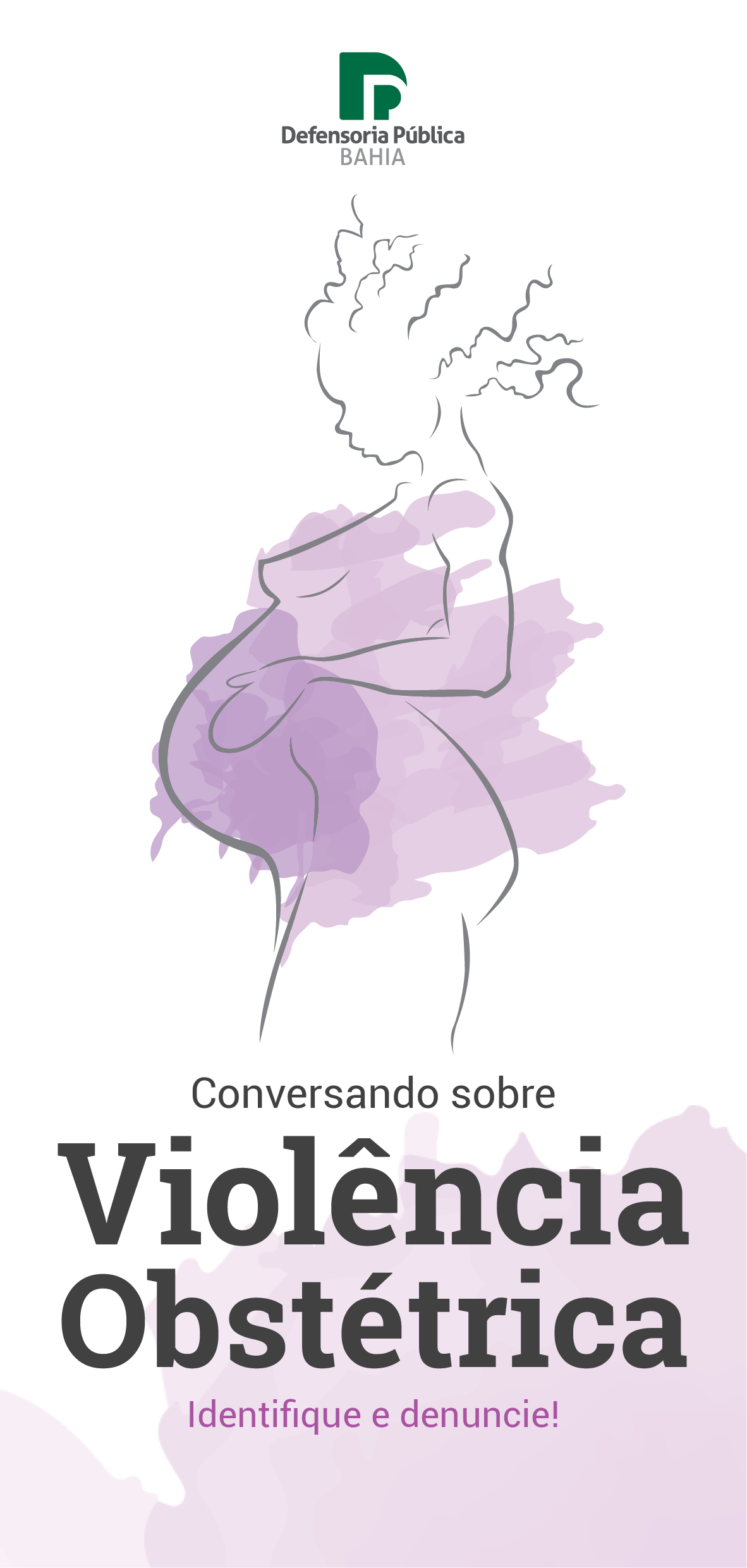 Folder Conversando Sobre Violência Obstétrica