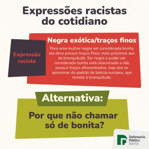 Dicionário de expressões (anti) racistas é lançado pela Defensoria em  homenagem ao Dia Nacional da Consciência Negra