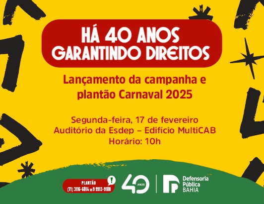 Campanha do Carnaval 2025 celebra 40 anos da instituição e da Axé Music
