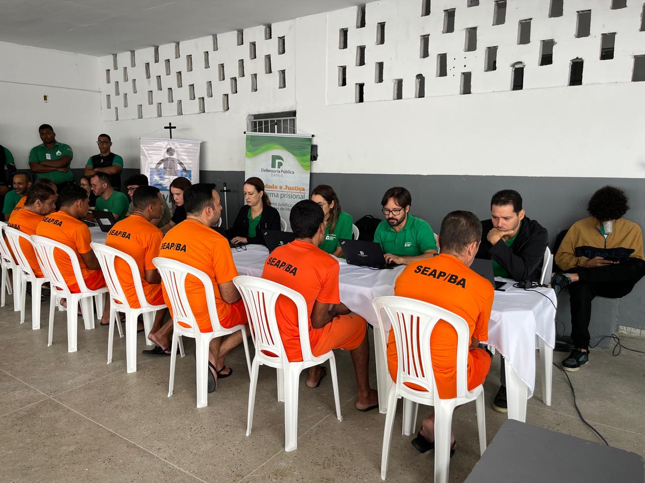 DPE encerra mutirão no conjunto penal de Eunápolis com 312 atendimentos