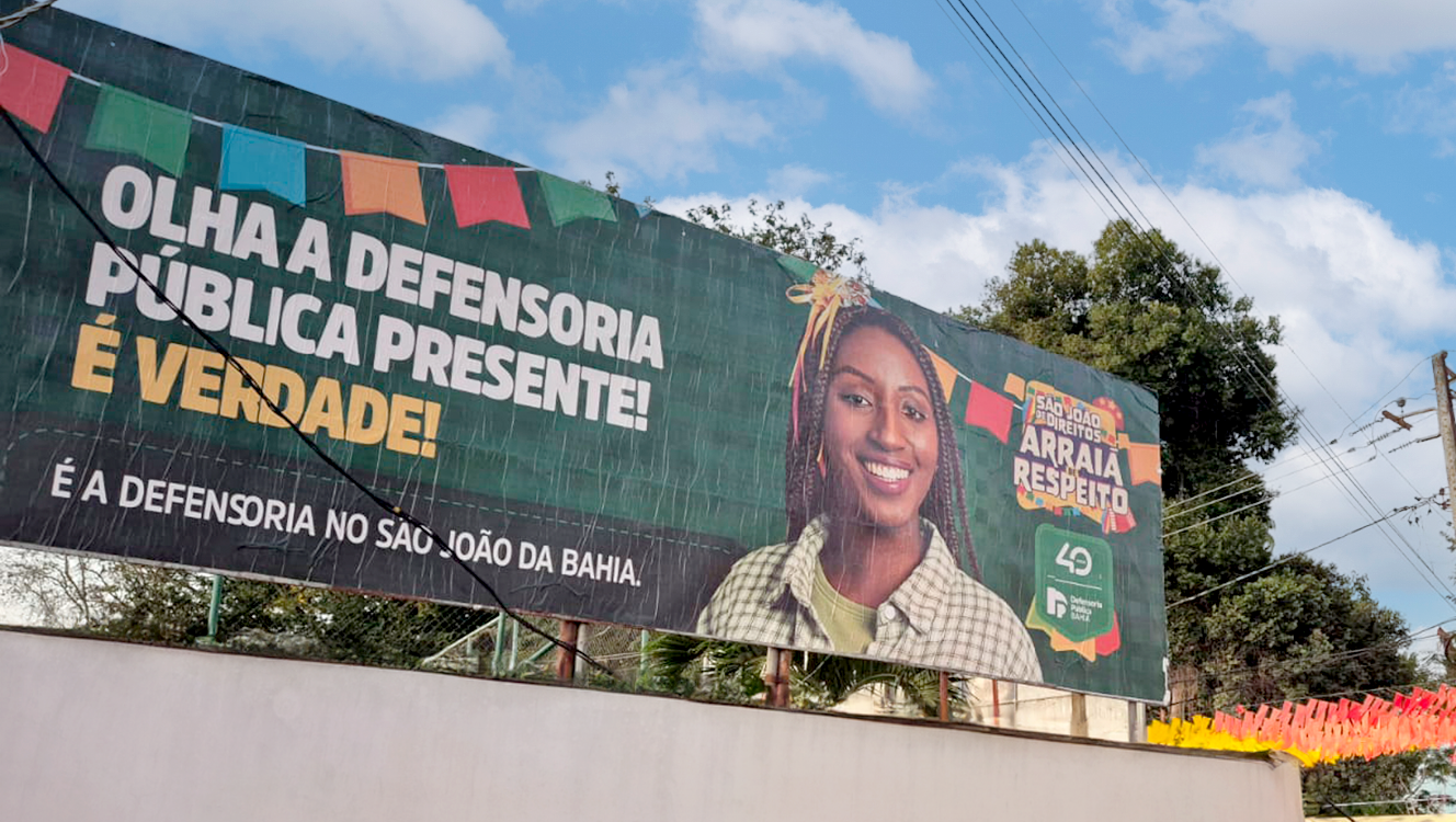 Plantão da Defensoria alcançou mais de 50 mil pessoas durante as festas juninas em sete cidades baianas