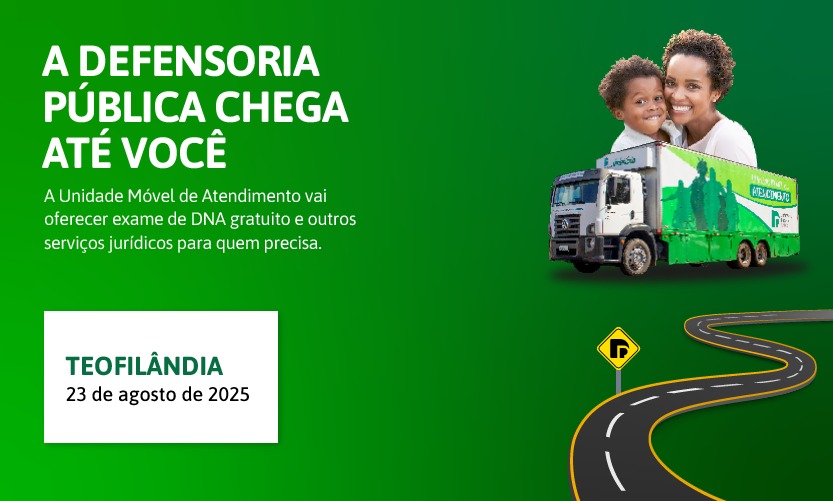Defensoria leva atendimento jurídico gratuito para Teofilândia no dia 23 de agosto