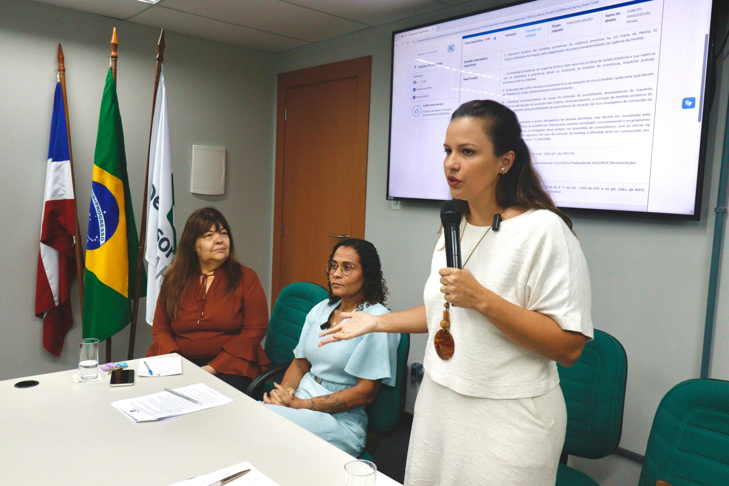 Especializada de Juizados Especiais discute medidas protetivas e Lei Maria da Penha 